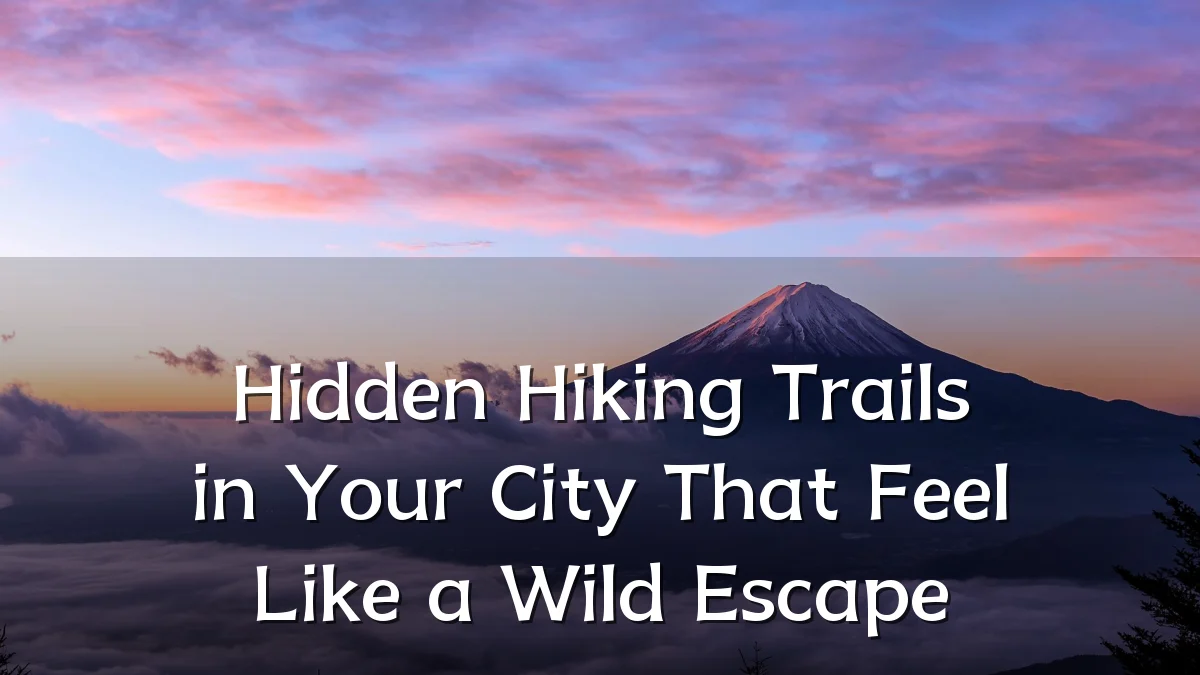 Hidden Hiking Trails in Your City That Feel Like a Wild Escape