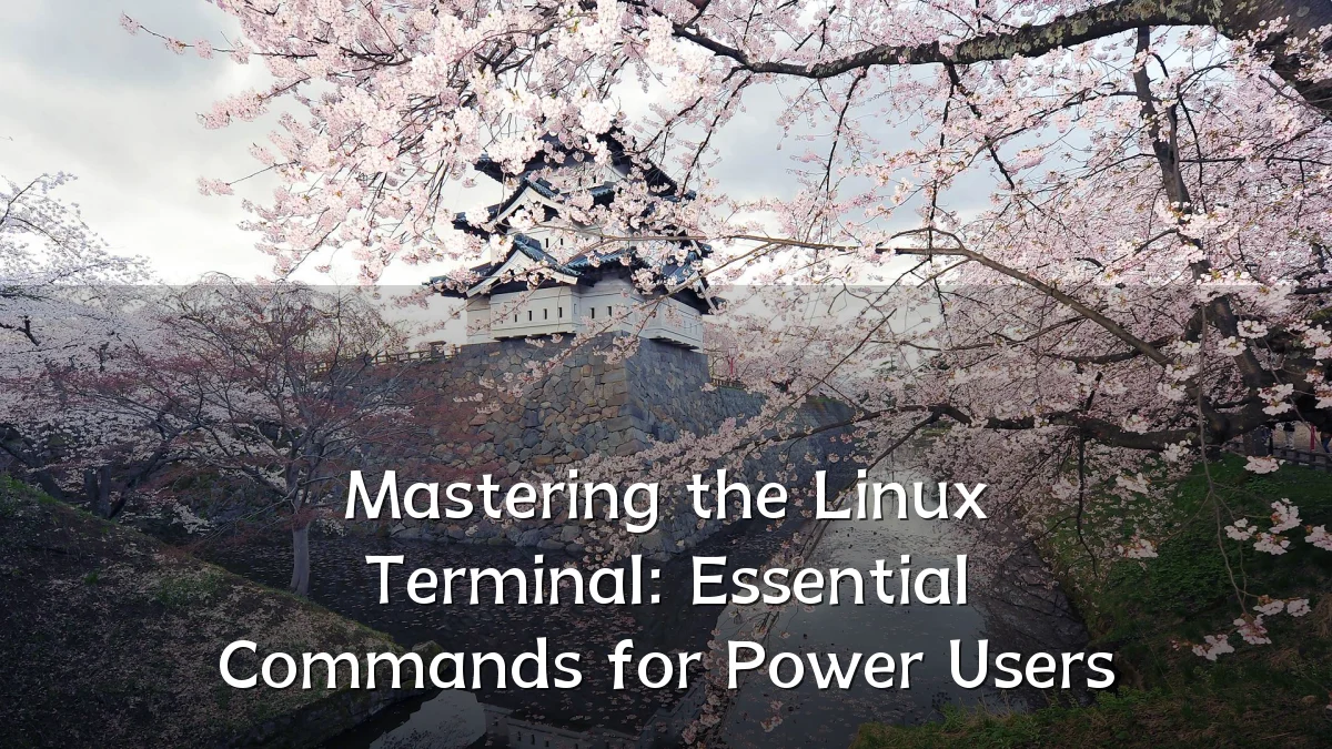 Mastering the Linux Terminal: Essential Commands for Power Users