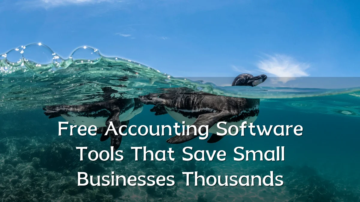 Free Accounting Software Tools That Save Small Businesses Thousands