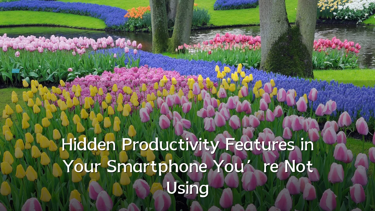 Hidden Productivity Features in Your Smartphone You’re Not Using