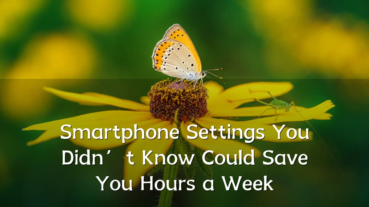 Smartphone Settings You Didn’t Know Could Save You Hours a Week