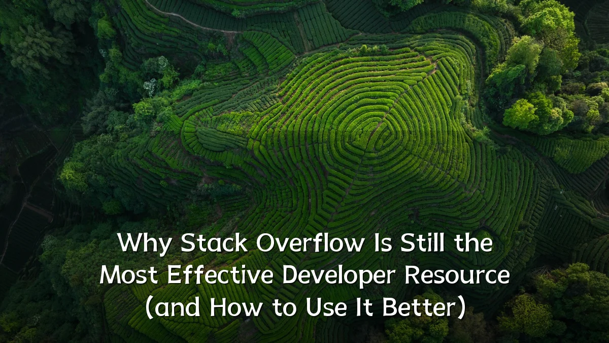 Why Stack Overflow Is Still the Most Effective Developer Resource (and How to Use It Better)