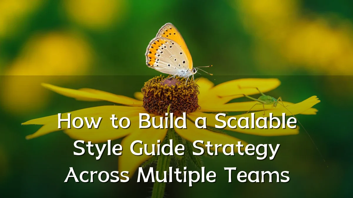 How to Build a Scalable Style Guide Strategy Across Multiple Teams