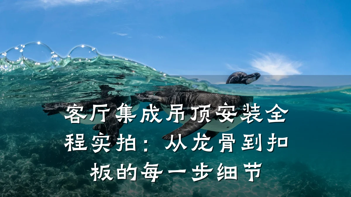 客厅集成吊顶安装全程实拍:从龙骨到扣板的每一步细节